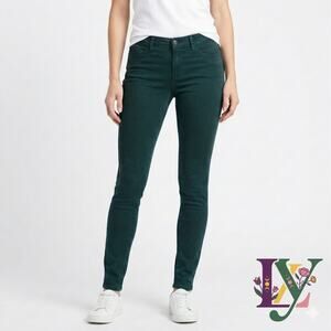 Flying Monkey Dark Teal High Rise Jeggings Size 9 / 29 Jewel Tone Stretch Green